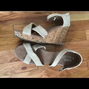 TOMS wedge heels